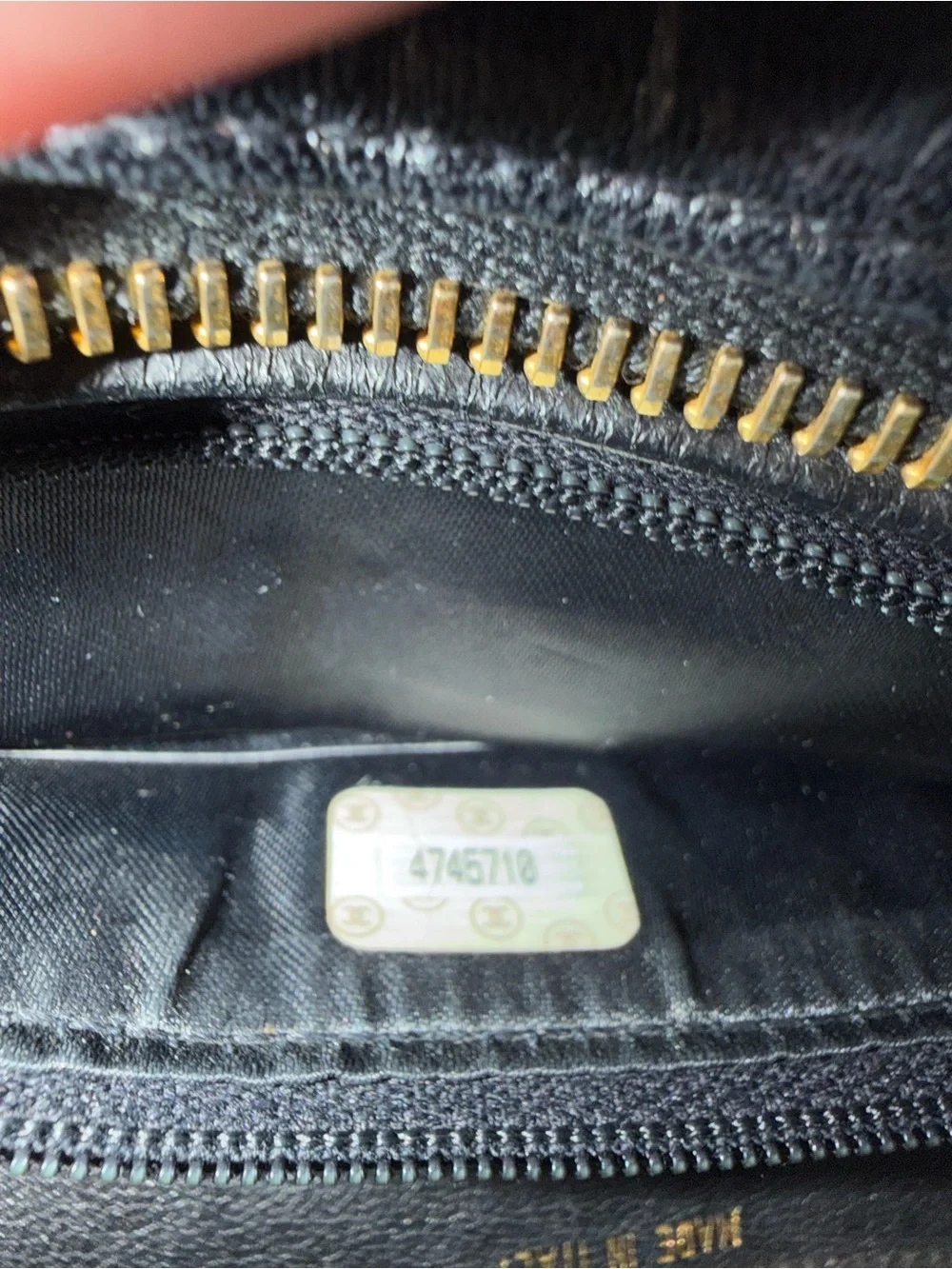 CHANEL Vintage Black Quilted Top Handled Handbag Gold CC Logo